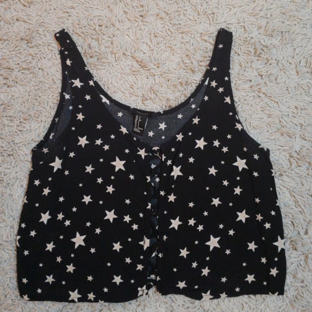 Black crop top